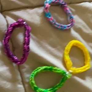 Rainbow loom bracelets